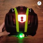 casque avec 2 feu arrière - الصورة 4